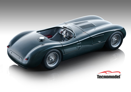 1/18 Tecnomodel 1953 Jaguar C-Type Spider Ecurie Ecosse #19 Winner
