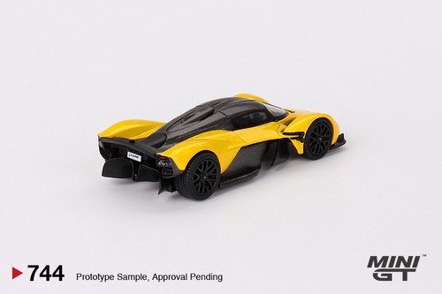 1/43 TSM Model Aston Martin Valkyrie Sunburst Yellow