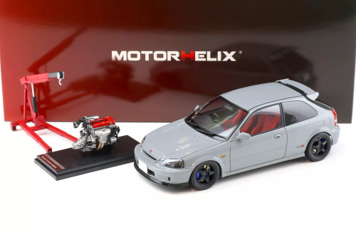 1/18 Motorhelix Honda Civic Type R (EK9) (Championship White) Full