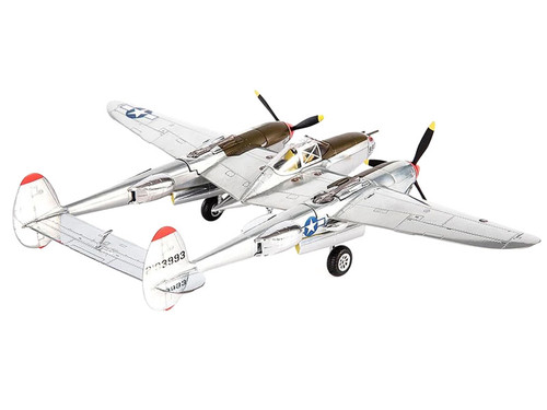 Lockheed P-38J Lightning Fighter Aircraft "Marge Captain Richard Bong 5th Fighter Command" (1944) United States Army Air Force 1/72 Diecast Model by JC Wings