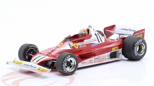 1/18 Modelcar Group 1977 Formula 1 Niki Lauda Ferrari 312 T2B #11 2nd Monaco GP Formula 1 World Champion Car Model