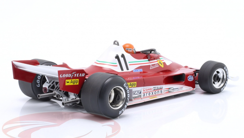 1/18 Modelcar Group 1977 Formula 1 Niki Lauda Ferrari 312 T2B #11 2nd Monaco GP Formula 1 World Champion Car Model