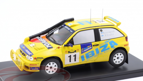 1/24 Altaya 1998 Seat Ibiza Kit Car #11 5th Safari Rallye Seat Sport Harri Rovanperä, Voitto Silander Car Model