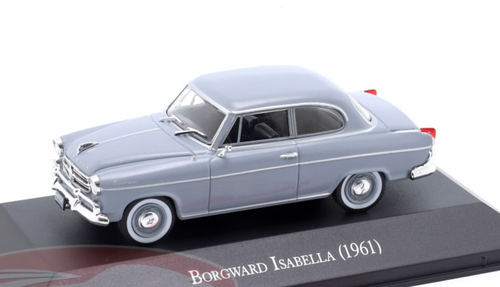 1/43 Altaya 1961 Borgward Isabella TS (Grey) Car Model