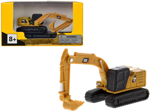 CAT Caterpillar 320 Hydraulic Excavator Yellow "Micro-Constructor" Series Diecast Model by Diecast Masters