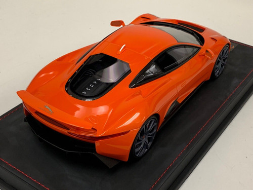 1/18 VAV Jaguar XE SV Project 8 in Orange with Alcantara Base
