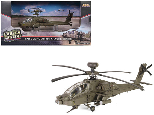 Boeing Apache AH-64D Longbow Attack Helicopter "99-5135 of C Company 1-227 ATKHB 1st Cavalry Division 11th Aviation Regiment (Attack) Karbala Operation Iraq Freedom" (2003) United States Army 1/72 Diecast Model by Forces of Valor