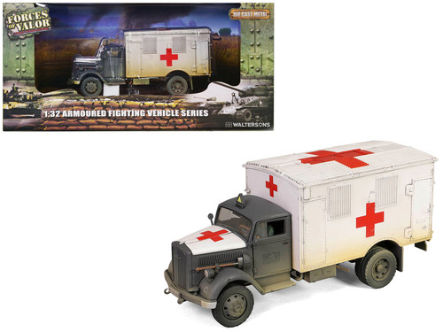 Forces Of Valor 1/32 – Opel Blitz Ambulance Allemande 1940, Neuve Sous Boîte
