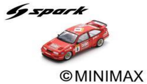 1/43 Spark Ford Sierra RS Cosworth No.8 Andy Rouse Engineering 24h Spa-Francorchamps 1987 A. Rouse - T. Tassin - W. Percy Car Model