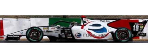 1/43 Spark 2024 Super Formula ITOCHU ENEX TEAM IMPUL SF23 No.19 ITOCHU ENEX TEAM IMPUL TRD 01F Theo Pourchaire Car Model