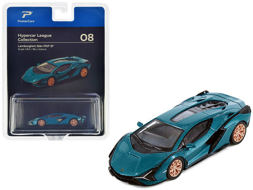 1/18 MR Collection Lamborghini Sian Roadster (Blu Uranus Blue) Car