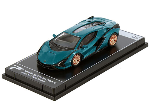 1/18 MR Collection Lamborghini Sian Roadster (Blu Uranus Blue) Car