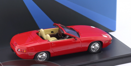 1/43 AutoCult 1981 Porsche 928 Carelli Design Cabriolet (Red) Car Model