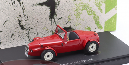 1/43 AutoCult 1950 Monteverdi Special (Red) Car Model