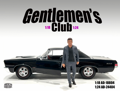 1/18 American Diorama Figure Gentlemen‘s Club - 4 Resin Car Model