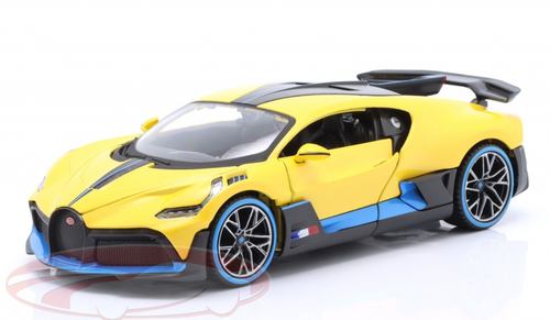 1/24 Maisto Bugatti Divo (Yellow) Diecast Car Model