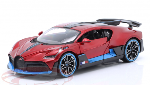 1/24 Maisto Bugatti Divo (Red Metallic) Diecast Car Model