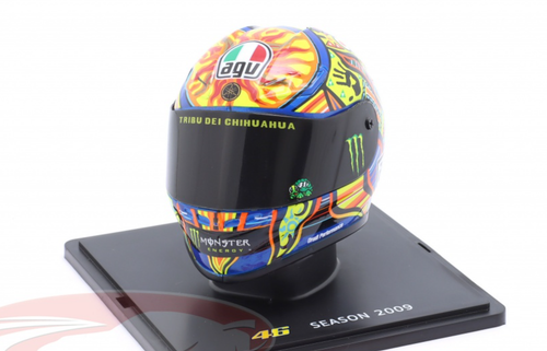 1/5 Spark 2009 Valentino Rossi #46 MotoGP World Champion Helmet Model