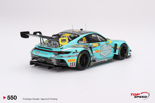 1/18 Top Speed 2023 Porsche 911 GT3 R #27 HubAuto Racing FIA GT World Cup 70th Macau Grand Prix Car Model