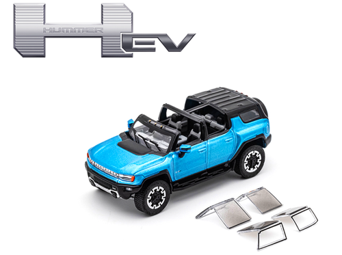 1/64 GCD 2023 GMC Hummer EV SUV (Blue) Diecast Car Model