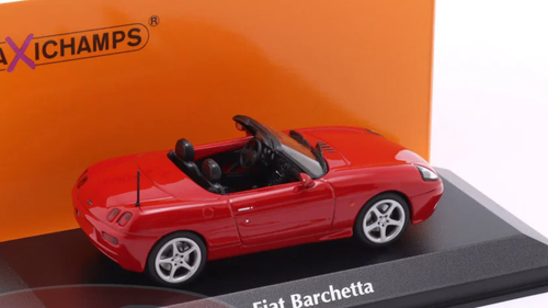 1/43 Minichamps 1995 Fiat Barchetta (Red) Diecast Car Model