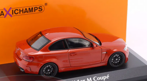 1/43 Minichamps 2011 BMW Series 1M Coupe (Orange Metallic) Diecast Car Model