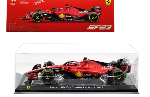 1/24 BBurago 2023 Formula 1 Ferrari SF-23 #16 Charles Leclerc Car Model