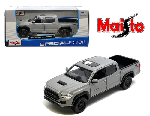 1/27 Maisto 2023 Toyota Tacoma TRD Pro (Cement Grey) Diecast Car Model