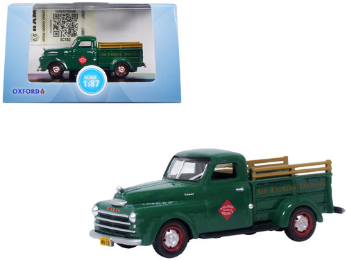 1948 Dodge B-1B Pickup Truck Red 1/87 (HO) Scale Diecast Model Car
