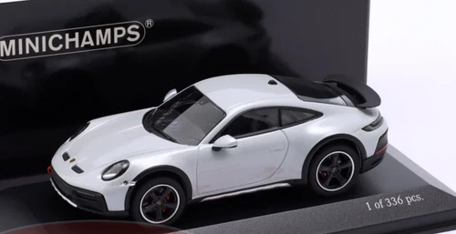 1/43 Minichamps 2022 Porsche 911 Dakar (Ice Grey Metallic) Car Model
