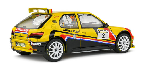 1/18 Solido 2022 Peugeot 306 Maxi #2 Eifel Rallye Festival Thierry Neuville, Amandine Cornet Diecast Car Model