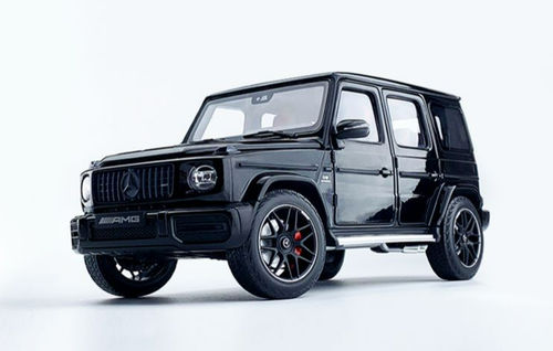 DEFECT USED OPEN BOX 1/18 Minichamps Mercedes-Benz G-Class G63 AMG (Black Metallic) Diecast Car Model Limited 300 Pieces