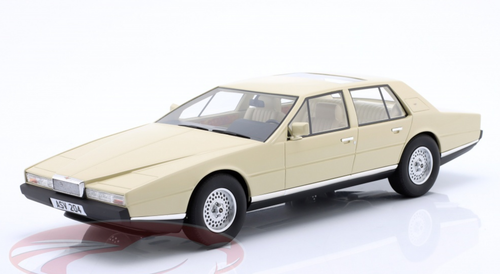 1/18 Cult Scale Models 1985 Aston Martin Lagonda (Cream White) Car Model