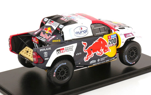 1/18 Spark 2023 TOYOTA HILUX No.200 Winner Dakar N. Al-Attiyah – M. Baumel Car Model