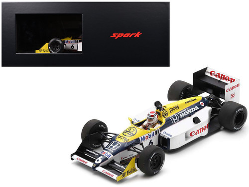 1/18 Spark 1987 Formula 1 Williams FW11B No.6 Winner Italian GP