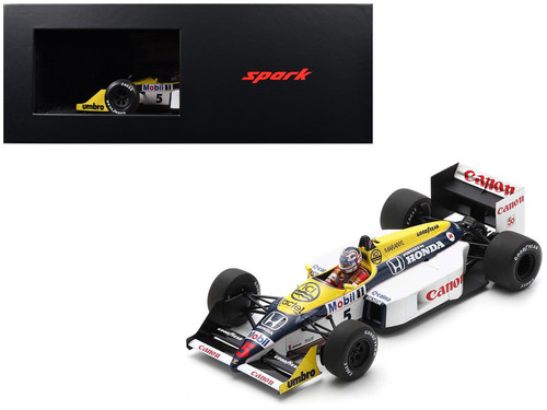 1/18 Spark 1987 Formula 1 Williams FW11B No.5 Winner British GP