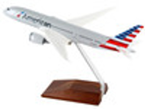 Boeing 787-8 Commercial Aircraft "American Airlines" (N800AN) Gray with Red and Blue Stripes (Snap-Fit) 1/200 Plastic Model by Skymarks