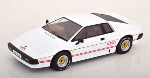 1/18 KK-Scale 1981 Lotus Esprit Turbo Movie-Version James Bond "For Your Eyes Only" (White) Diecast Car Model