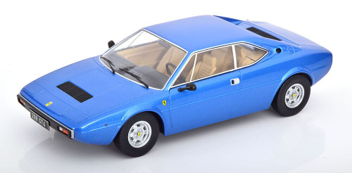 1/18 KK-Scale 1975 Ferrari 208 GT4 (Light Blue Metallic) Diecast Car Model