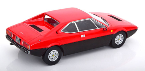 1/18 KK-Scale 1975 Ferrari 208 GT4 (Red & Black) Diecast Car Model