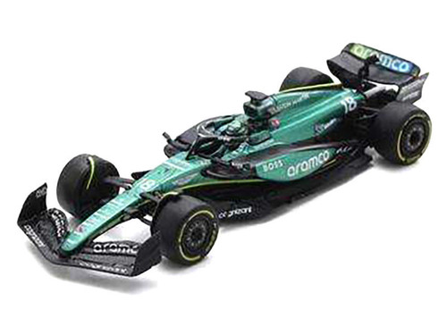 1/64 Spark 2024 Formula 1 Aston Martin Aramco F1 Team AMR24 No.18 2024 Lance Stroll Car Model