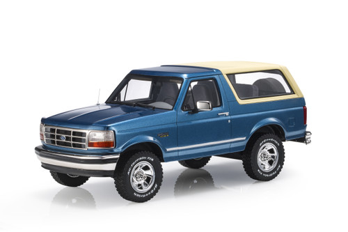 1/18 LS Collectibles 1992 Ford Bronco 5th Generations (Blue) Resin Car Model Limited