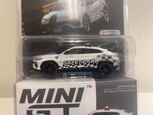 CHASE CAR 1/64 Mini GT 2022 Lamborghini Urus Macau GP Official Safety Car Diecast Car Model