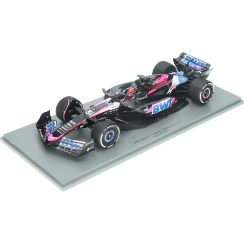 1/18 Spark 2024 Formula 1 BWT Alpine F1 Team A524 No.31 2024 Esteban Ocon Car Model