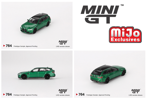 1/64 Mini GT BMW M3 Competition G83 Touring (Isle of Man Green Metallic) Diecast Car Model