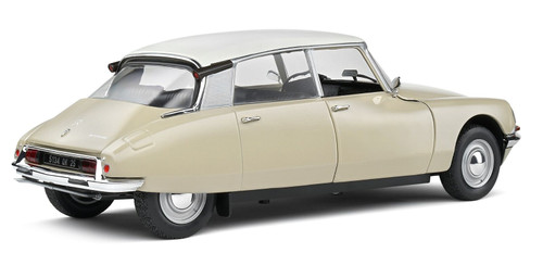 1/18 Solido 1972 Citroen D Special (Beige White) Diecast Car Model