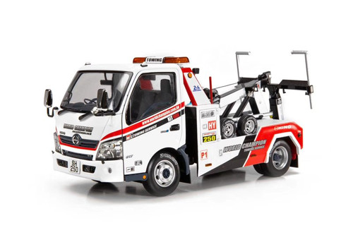 1/18 Tiny Hino 300 Tow Truck w/ Lights Diecast Car Model