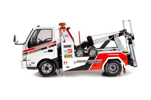 1/18 Tiny Hino 300 World Champion Flatbed Tow Truck with
