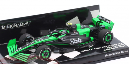 Minichamps 1/18 Stake F1 Team Kick Sauber C44 – Zhou – San Marino – Prévente