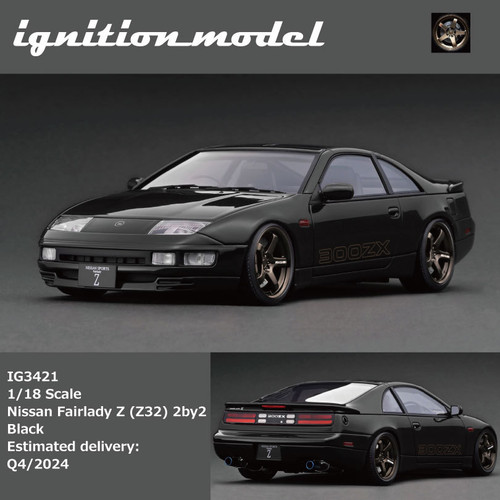 1/18 Ignition Model Nissan Fairlady Z (Z32) 2by2 (Black) Car Model